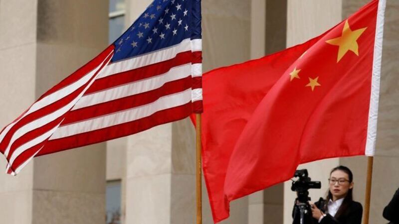 自美中贸易战爆发以来,中方开动宣传机器向集中火力炮轰美国。(美联社资料图片)